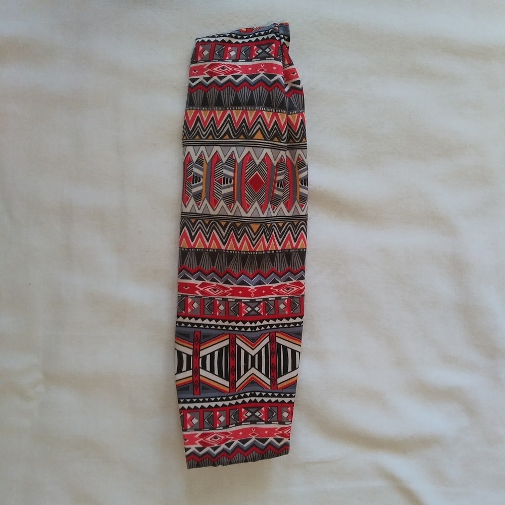 Bohemian Geometric Pattern Yoga Muti-colored headwear elastic